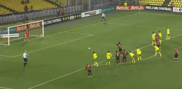 68'瓦希点球未进! 南特 1- 1尼斯