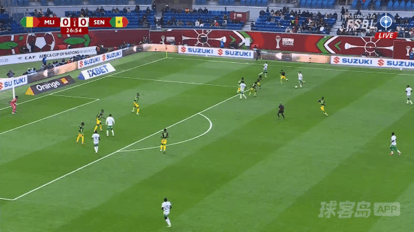 27'I.恩迪亚耶破门! 马里 0- 1塞内加尔
