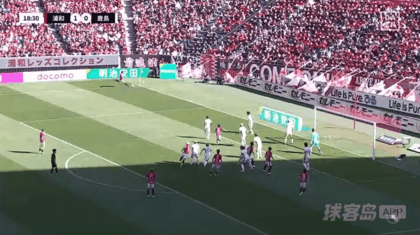 19'渡边凌磨破门! 浦和红钻 1- 0鹿岛鹿角