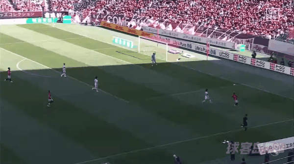 14'肥田野莲治破门! 浦和红钻 1- 0鹿岛鹿角