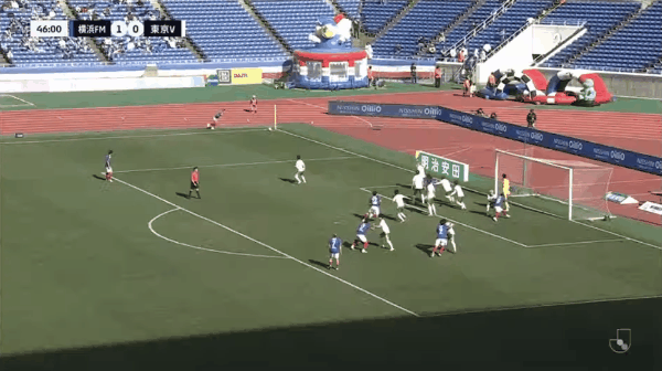47'远野大弥破门! 横滨水手 1- 0东京绿茵