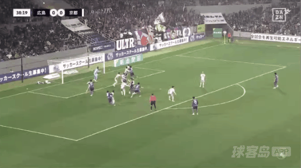 39'荒木隼人破门! 广岛三箭 1- 0京都不死鸟