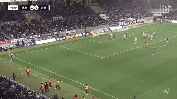 46'金朱晟破门! 广岛三箭 2- 0京都不死鸟