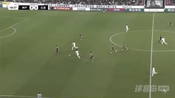 49'木下康介破门! 神户胜利船 0- 1广岛三箭