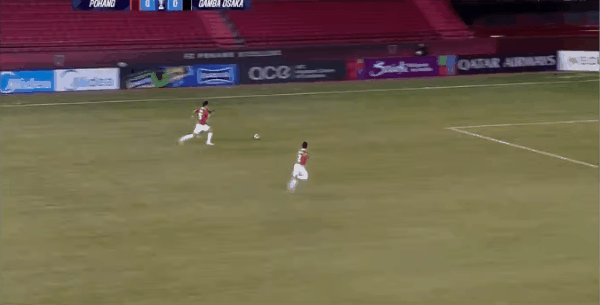 47'山下谅也破门! 浦项制铁 0- 1大阪钢巴