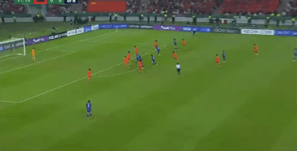 12'大关友翔破门! 中国U23 0- 1日本U23