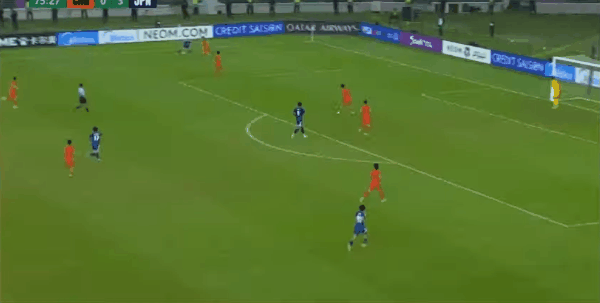 76'小仓幸成破门! 中国U23 0- 4日本U23