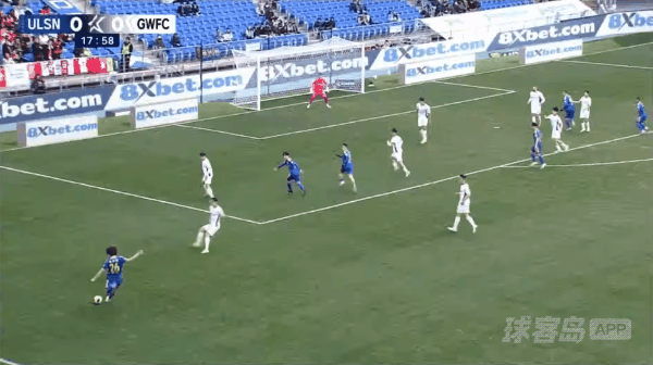 19'亚戈破门! 蔚山HD 1- 0江原FC