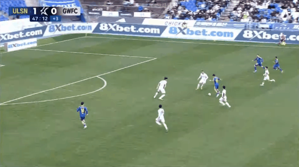 48'亚戈破门! 蔚山HD 2- 0江原FC