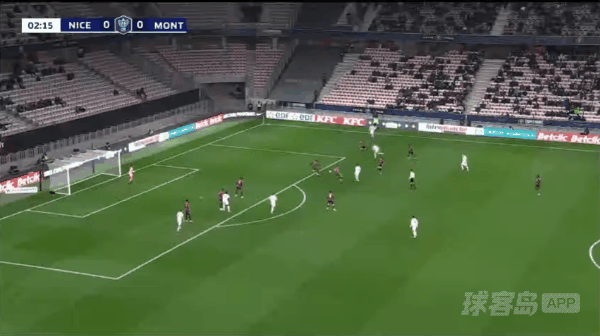 3'奥彭乌龙破门! 尼斯 0- 1蒙彼利埃
