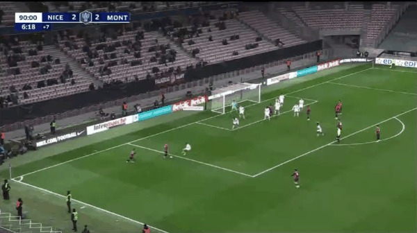 97'迪奥普破门! 尼斯 3- 2蒙彼利埃