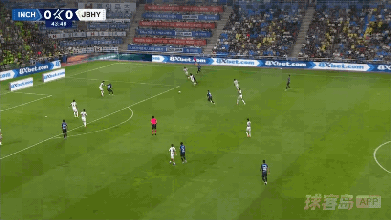 44'费尔南德斯破门! 仁川联队 1- 0全北现代
