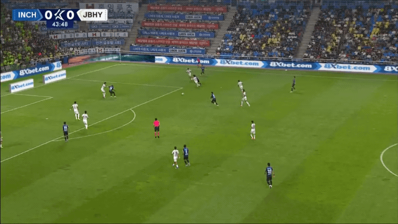44'费尔南德斯破门! 仁川联队 1- 0全北现代