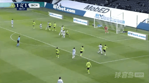 59'李同律破门! 全北现代 1- 2仁川联队