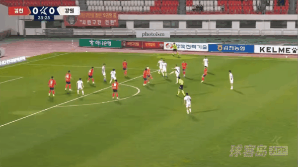 36'金大元破门! 金泉尚武 0- 1江原FC