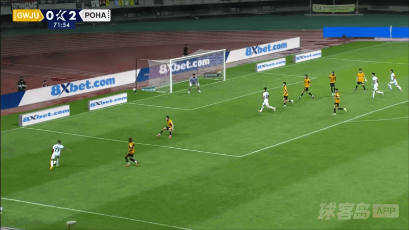 72'郑翰旻破门! 光州FC 0- 3浦项制铁