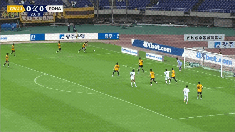 21'西矢健人破门! 光州FC 0- 1浦项制铁