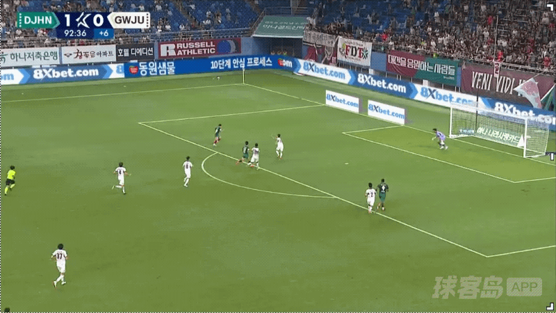 93'严元相破门! 大田市民 2- 0光州FC