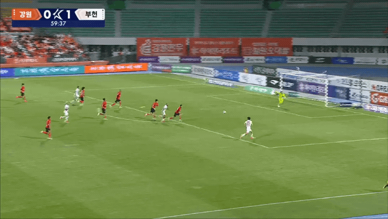 60'成义健破门! 江原FC 0- 2富川FC