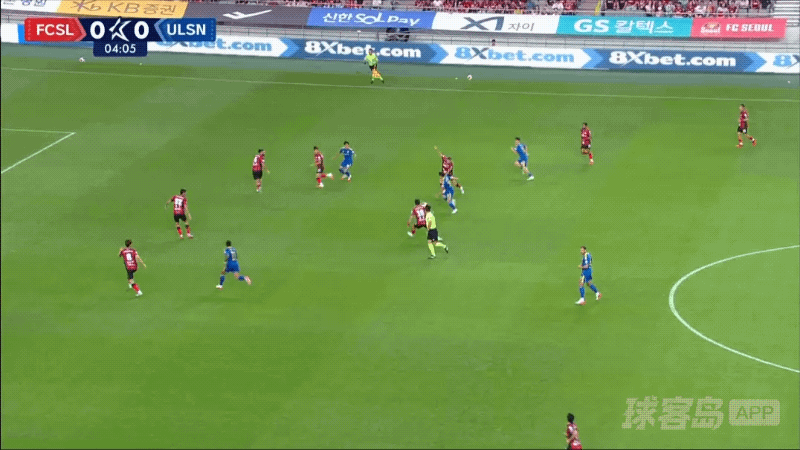 6'法里亚斯破门! FC首尔 0- 1蔚山HD