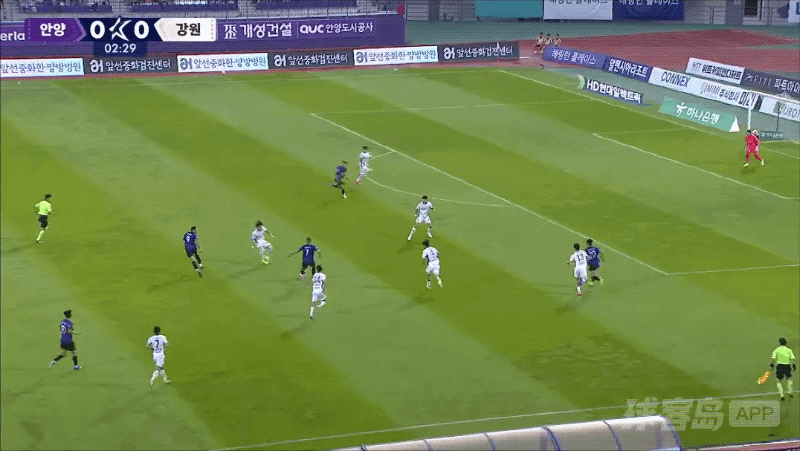 3'崔建柱破门! FC安养 1- 0江原FC