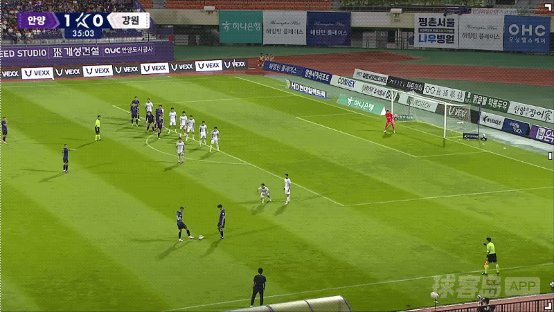 36'阿尔梅达破门! FC安养 2- 0江原FC