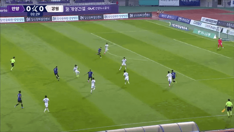 3'崔建柱破门! FC安养 1- 0江原FC