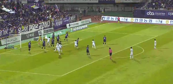 40'科里沃塞乌克破门! FC安养 0- 2大田市民