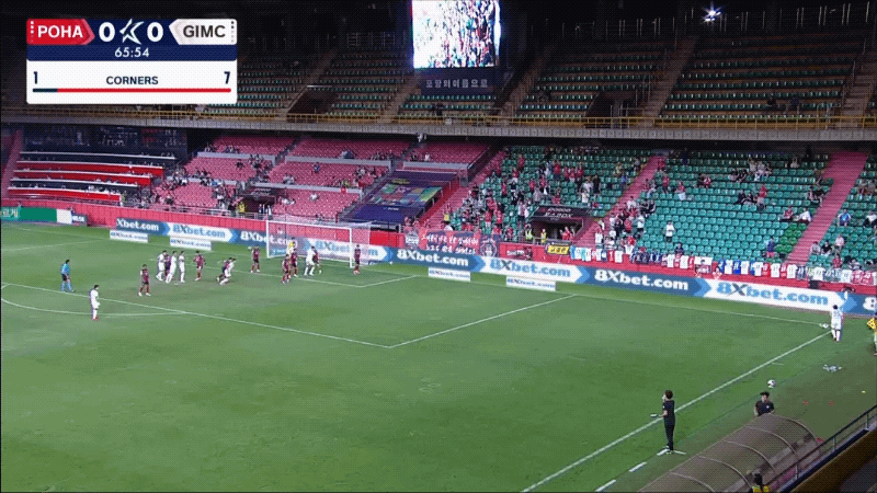 66'李政宅破门! 浦项制铁 0- 1金泉尚武