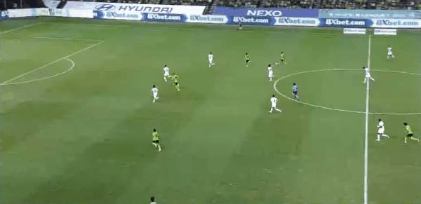58'李昇祐破门! 全北现代 1- 1济州联队