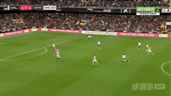 96'I.威廉姆斯破门! 瓦伦西亚 1- 2毕尔巴鄂竞技