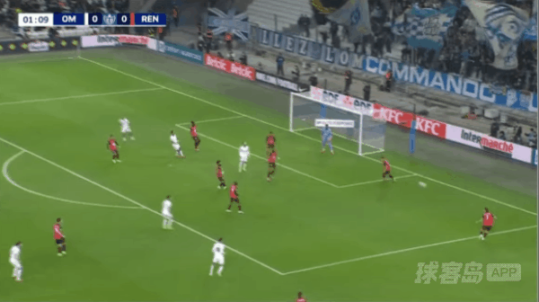 2'古伊里破门! 马赛 1- 0雷恩
