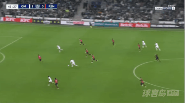 46'格林伍德破门! 马赛 2- 0雷恩
