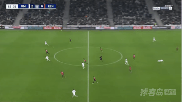 83'奥巴梅扬破门! 马赛 3- 0雷恩