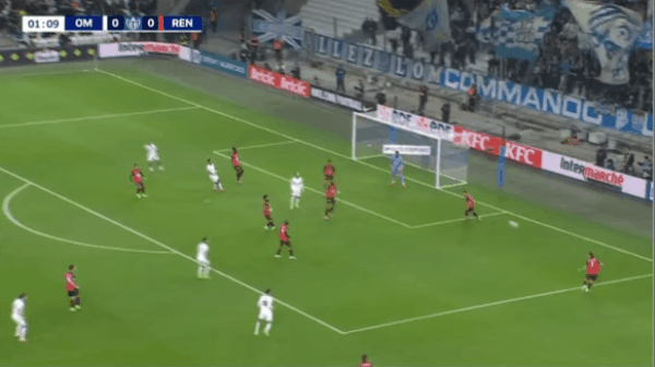 2'古伊里破门! 马赛 1- 0雷恩