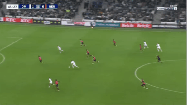 46'格林伍德破门! 马赛 2- 0雷恩