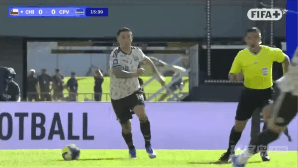 16'布雷顿破门! 智利 1- 0佛得角