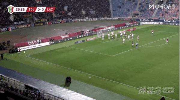 30'卡斯特罗破门! 博洛尼亚 1- 0拉齐奥