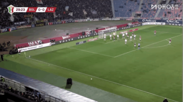 30'卡斯特罗破门! 博洛尼亚 1- 0拉齐奥