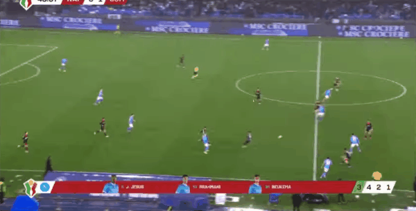 46'维尔加拉破门! 那不勒斯 1- 1科莫