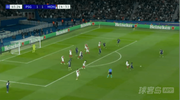66'克瓦拉茨赫利亚破门! 巴黎圣日耳曼 2- 1摩纳哥