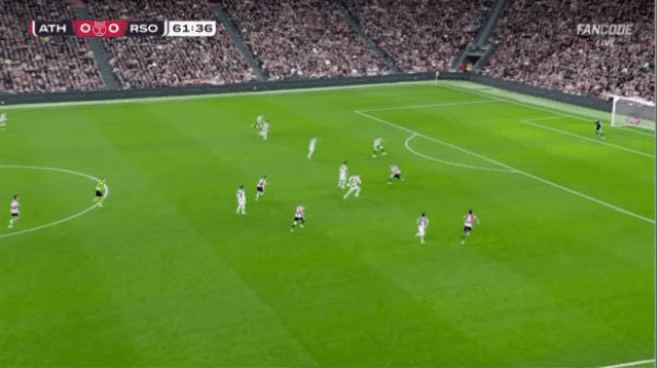 62'图连特斯破门! 毕尔巴鄂竞技 0- 1皇家社会