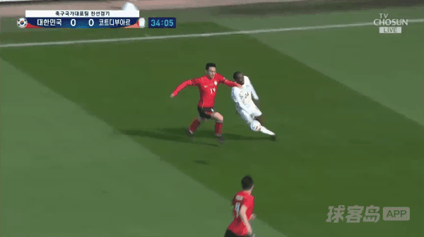 35'盖桑德破门! 韩国 0- 1科特迪瓦