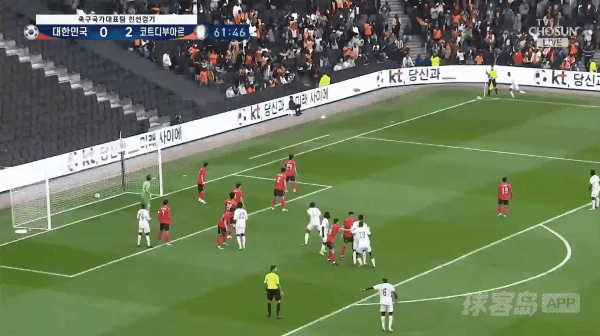 62'戈多破门! 韩国 0- 3科特迪瓦