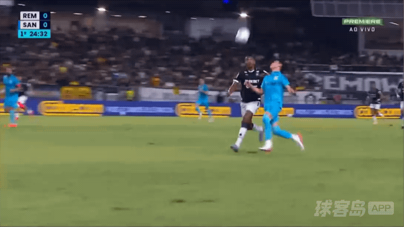 28'博尔赫斯惨遭直红! 瑞模贝雷 0- 0桑托斯