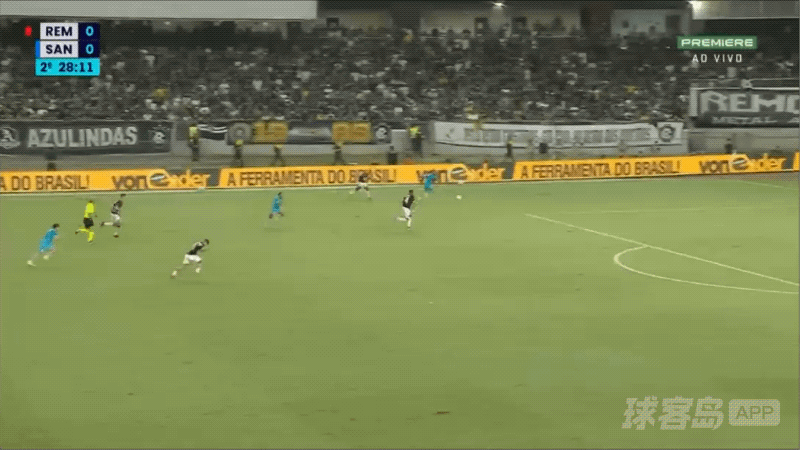 74'罗尼破门! 瑞模贝雷 0- 1桑托斯