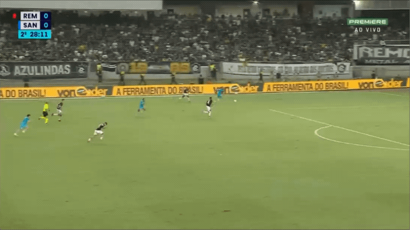 74'罗尼破门! 瑞模贝雷 0- 1桑托斯