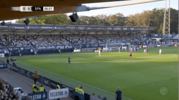6'杨破门! 特尔斯达 0- 1鹿特丹斯巴达
