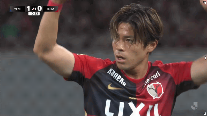 11'莱奥破门! 横滨水手 1- 1鹿岛鹿角
