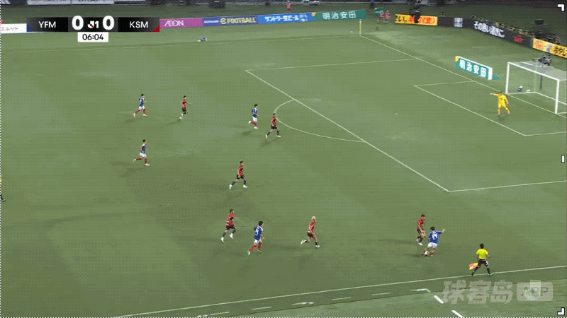 7'三井寺真破门! 横滨水手 1- 0鹿岛鹿角